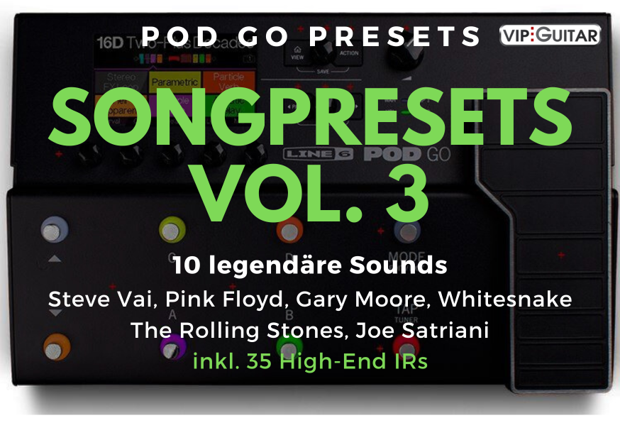 POD GO Songpresets Volume 3
