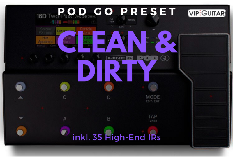 POD GO Preset - Clean Reverse