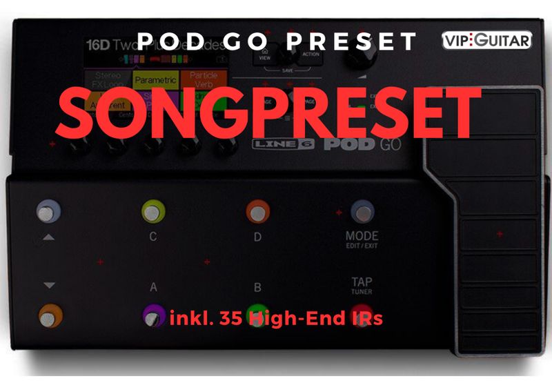 POD GO Preset - Rosanna - Toto POD GO Preset - Rosanna - Toto