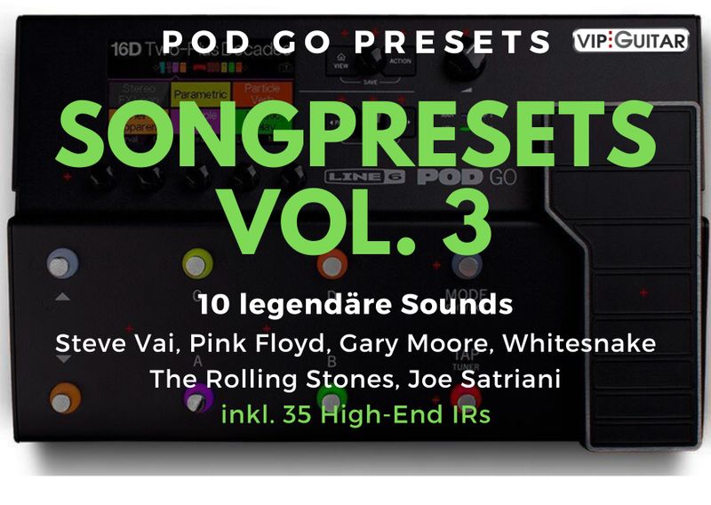 POD GO Songpresets Volume 3 POD GO Songpresets Volume 3