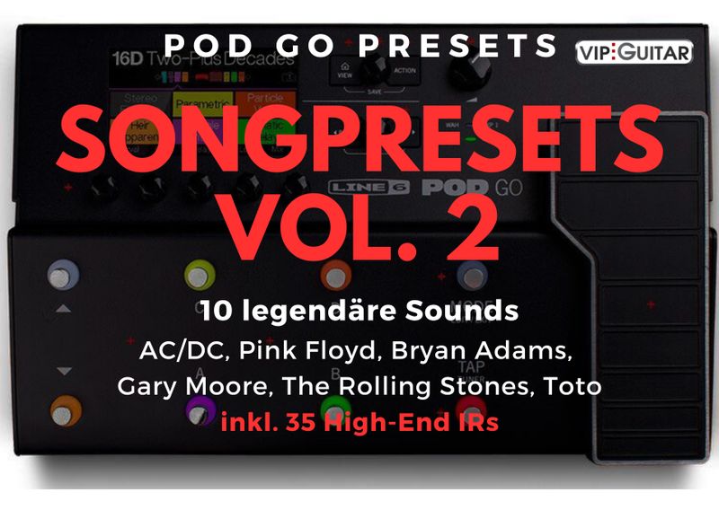 POD GO Songpresets Volume 2 POD GO Songpresets Volume 2