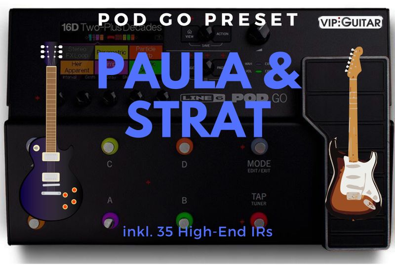 POD GO Preset - Paula Clean Sound