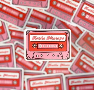 90's Cassette Tape Waterproof Sticker