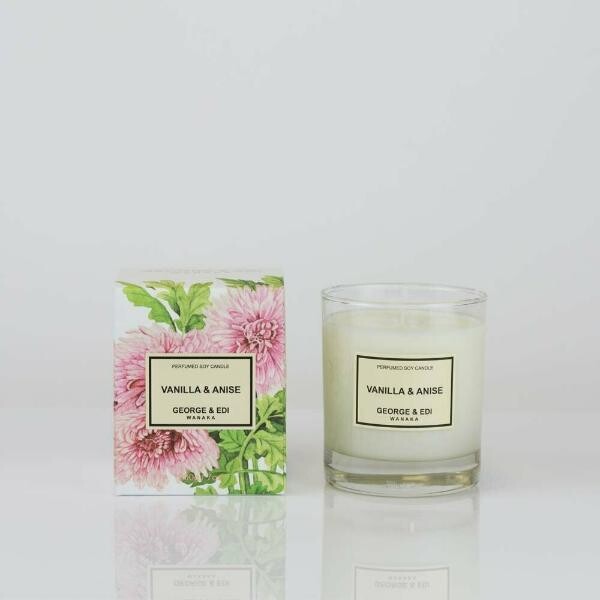 George and Edi Perfumed Soy Candle - Vanilla & Anise