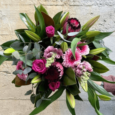 Shades of Dusty Pink Bouquet