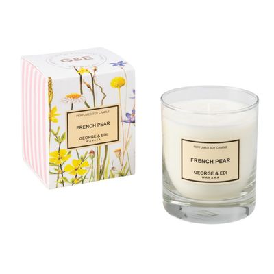George and Edi Perfumed Soy Candle - French Pear George and Edi Perfumed Soy Candle - French Pear