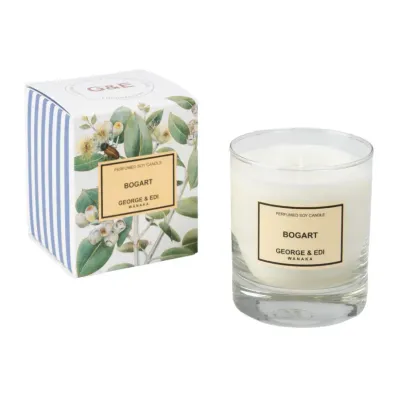 George and Edi Perfumed Soy Candle - Bogart