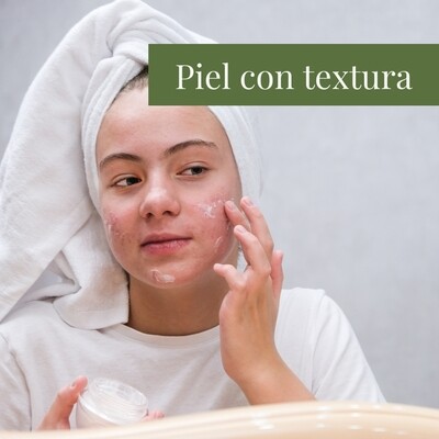 Piel con textura