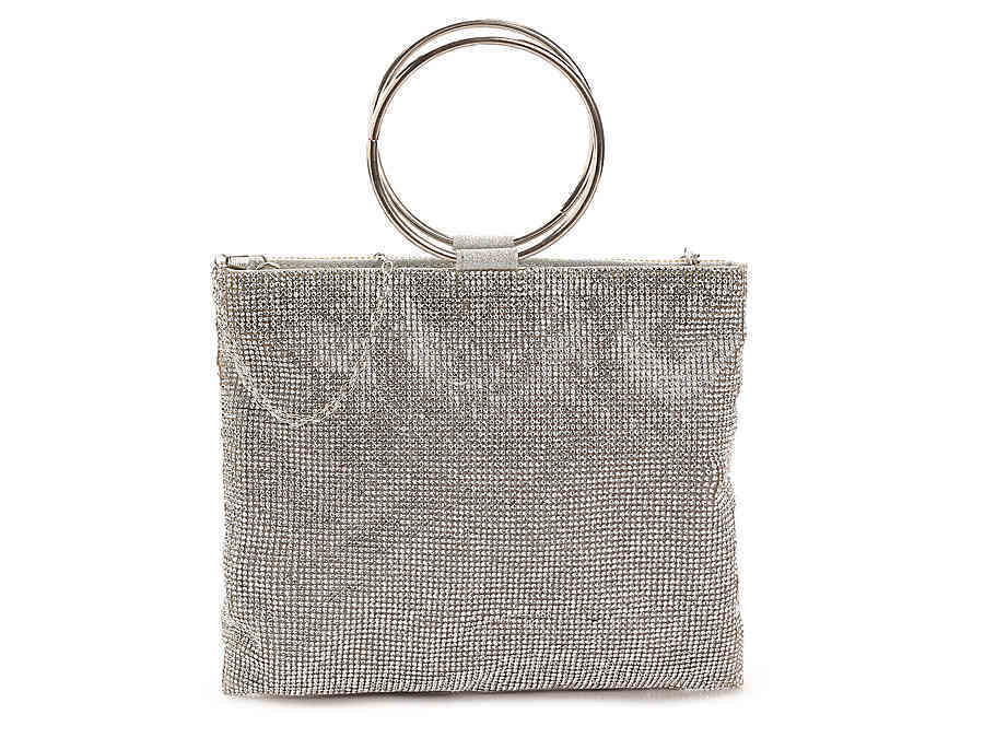Rhinestone Silver CrossBody Bag