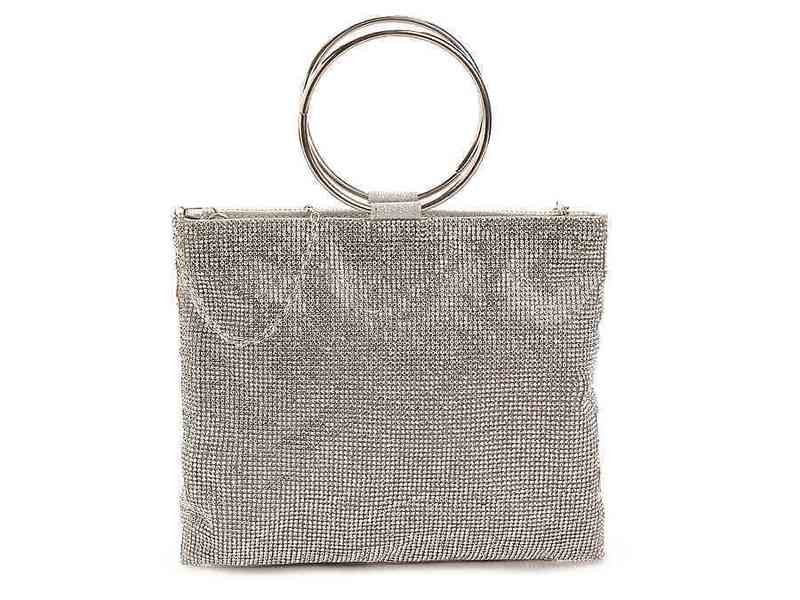 Rhinestone Silver CrossBody Bag