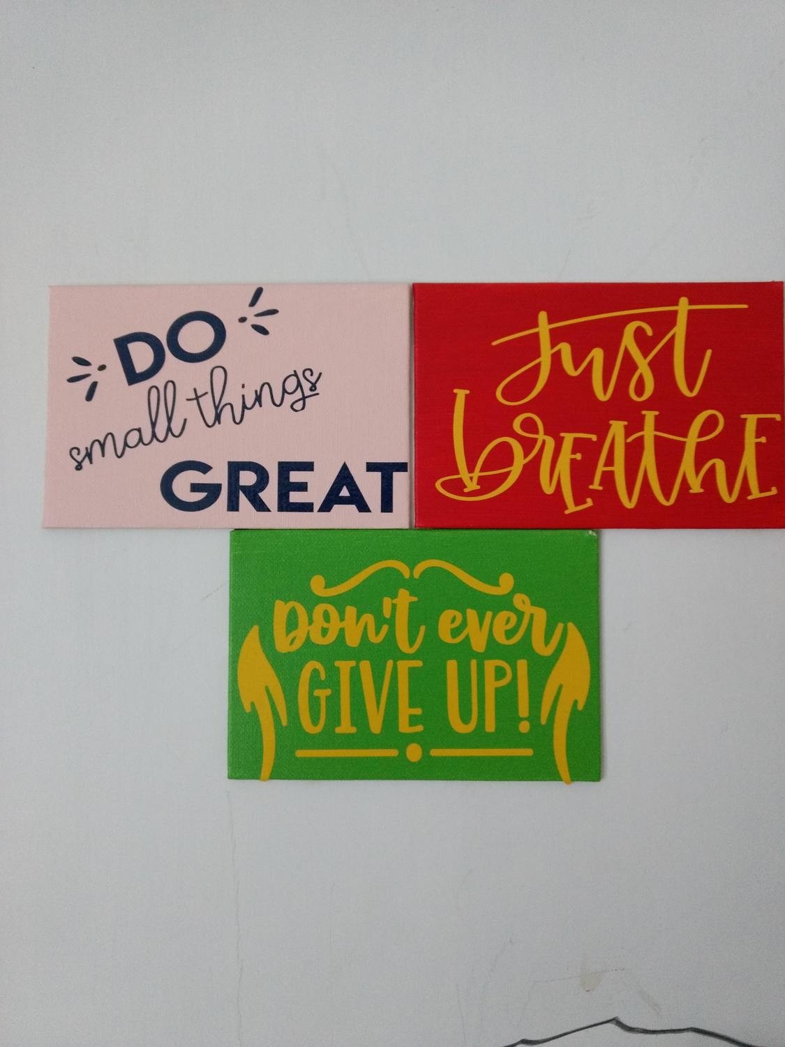 4x6 magnetic backed canvas sign/Click on image for more more options.