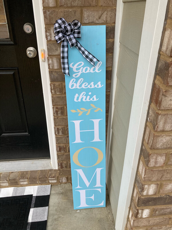 Personalized 4ft Porch Sign