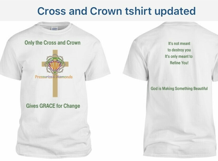 Pressurized Diamonds Cross and Crown Tee