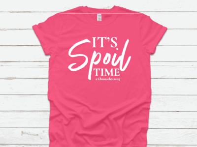 It&#39;s Spoil Time Tee (Pink/White)
