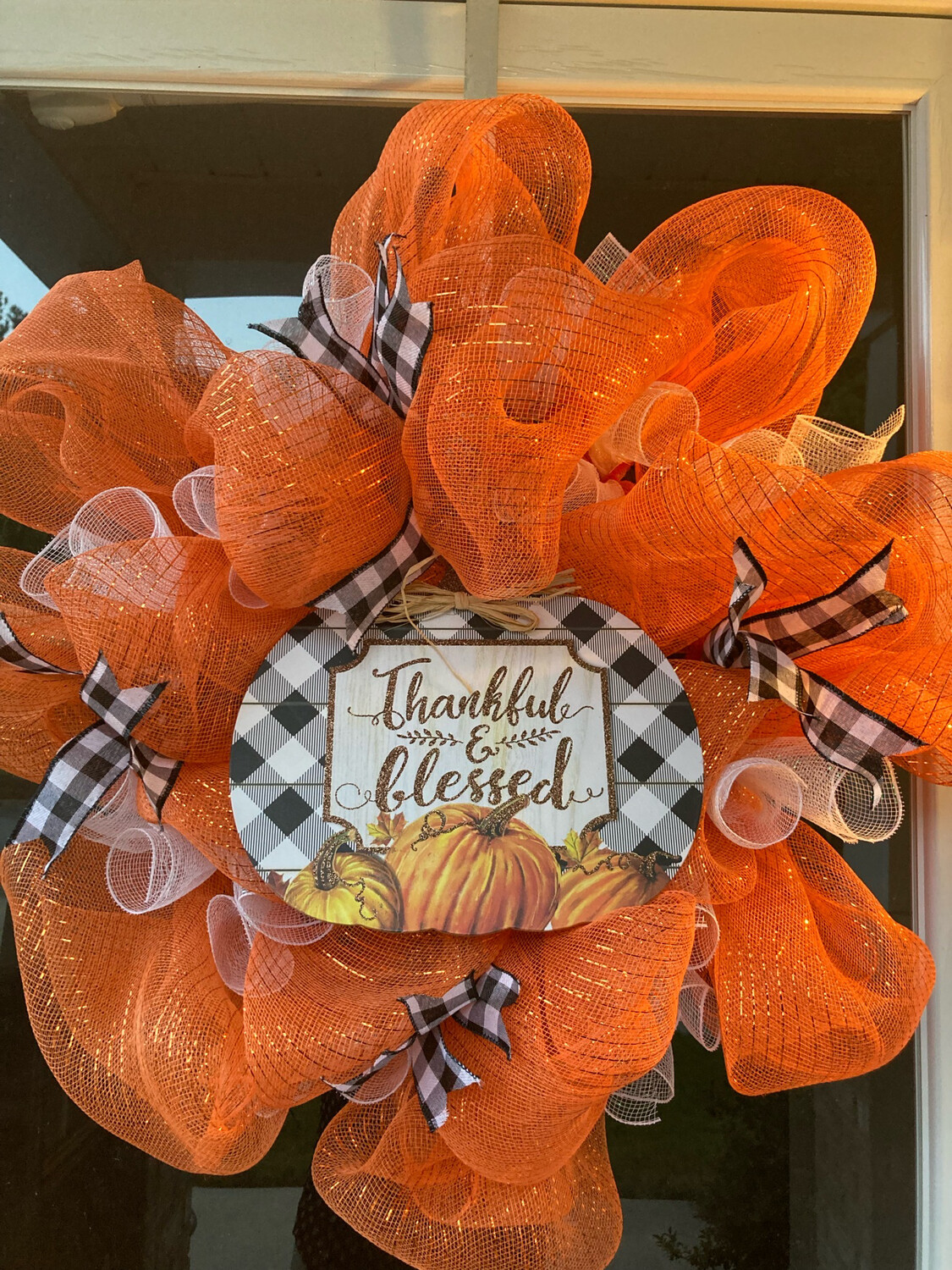 Thankful And Blessed Wreath