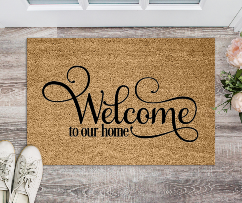 Welcome to Our Home Doormat