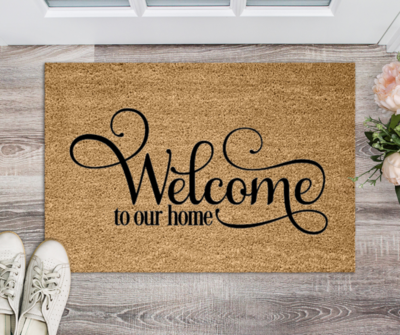 Welcome to Our Home Doormat