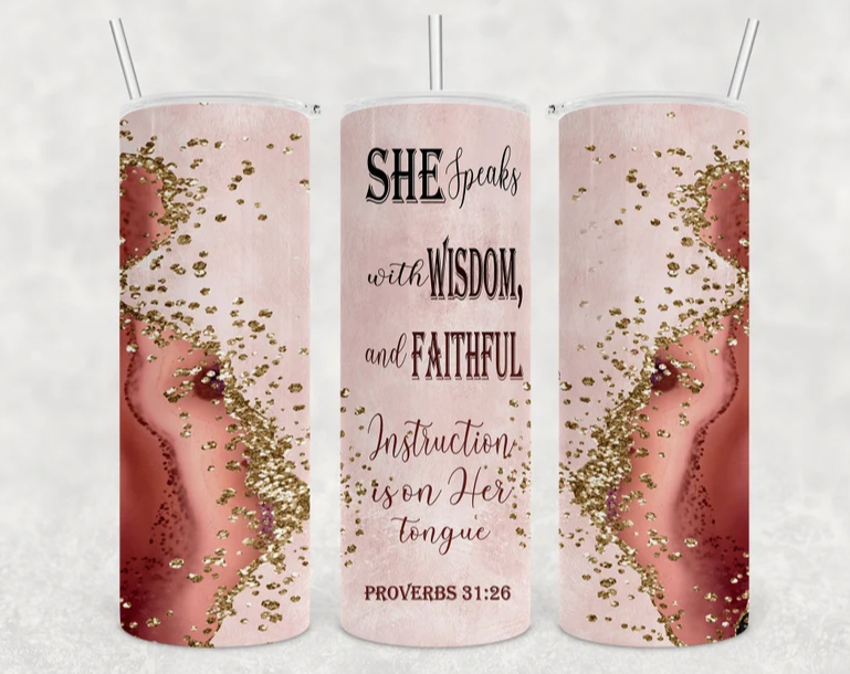 Proverbs 31:26 Tumbler