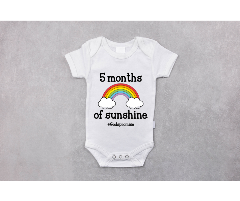 Hello World 5 Month Onesie