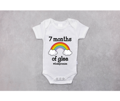 Hello World 7 Month Onesie