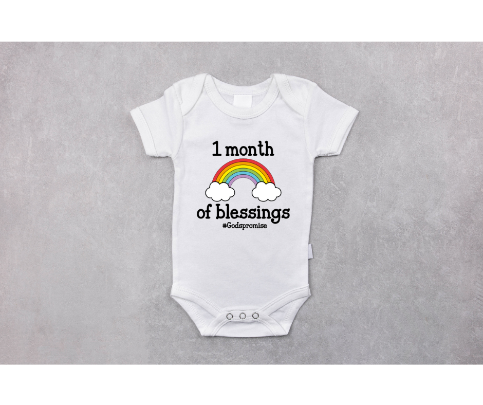Hello World 1 Month Onesie