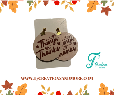Give Thanks Earrings