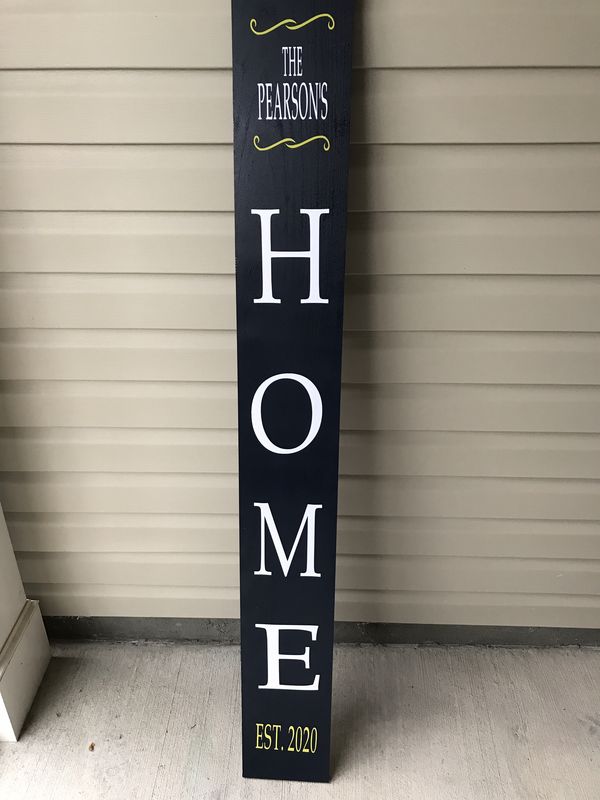 Custom Family Name Welcome Sign