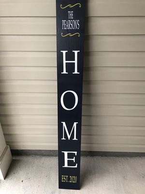 Custom Family Name Welcome Sign