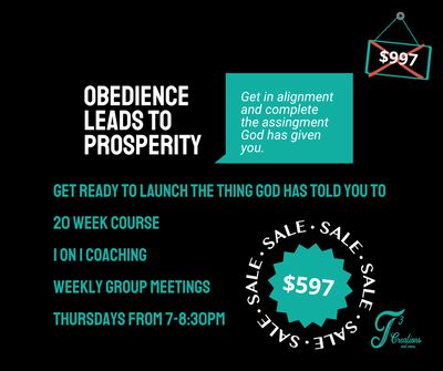 Obedience Leads to Prosperity Course