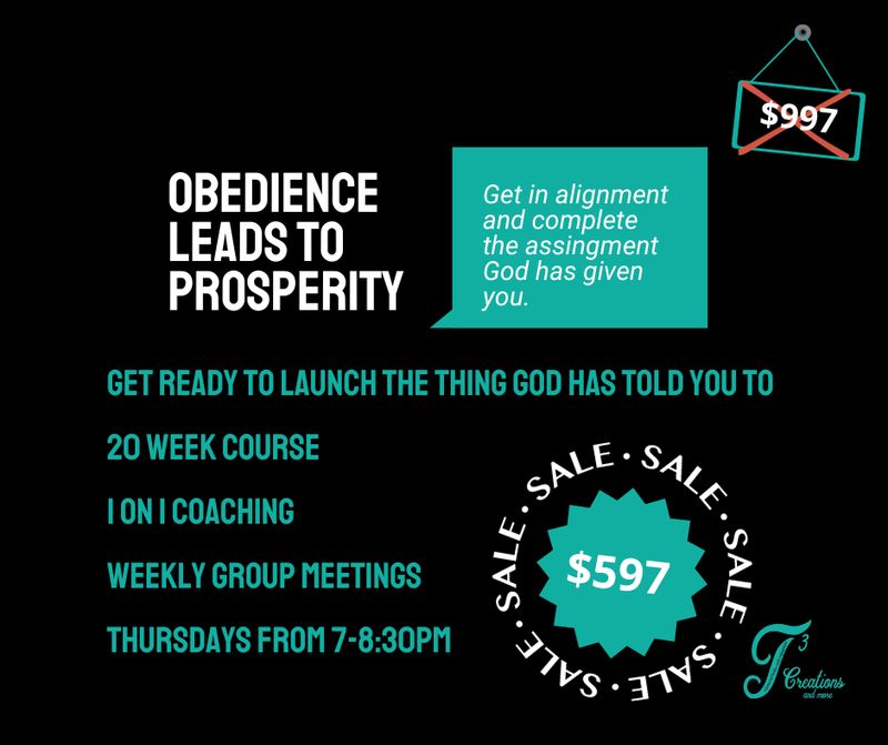 Obedience Leads to Prosperity Course