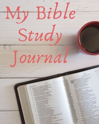 My Bible Study Journal