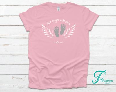 Our Angel Watches Over Us Tee