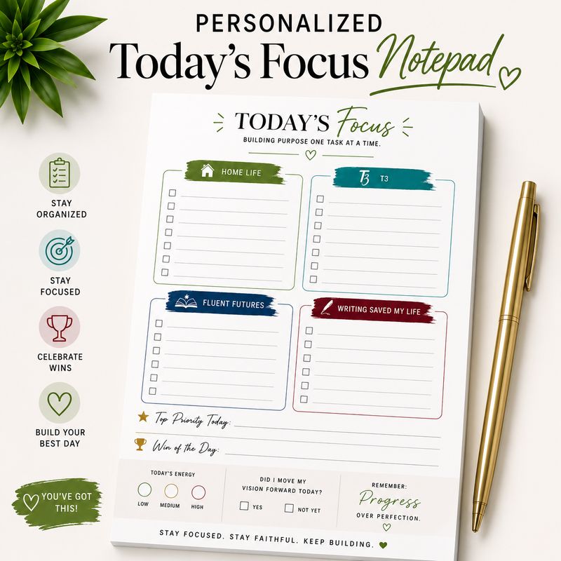 Personalized Planner Notepad