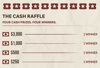 Raffle: Cash Raffle Ticket