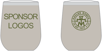 Tumbler - 12 oz Tan/Olive