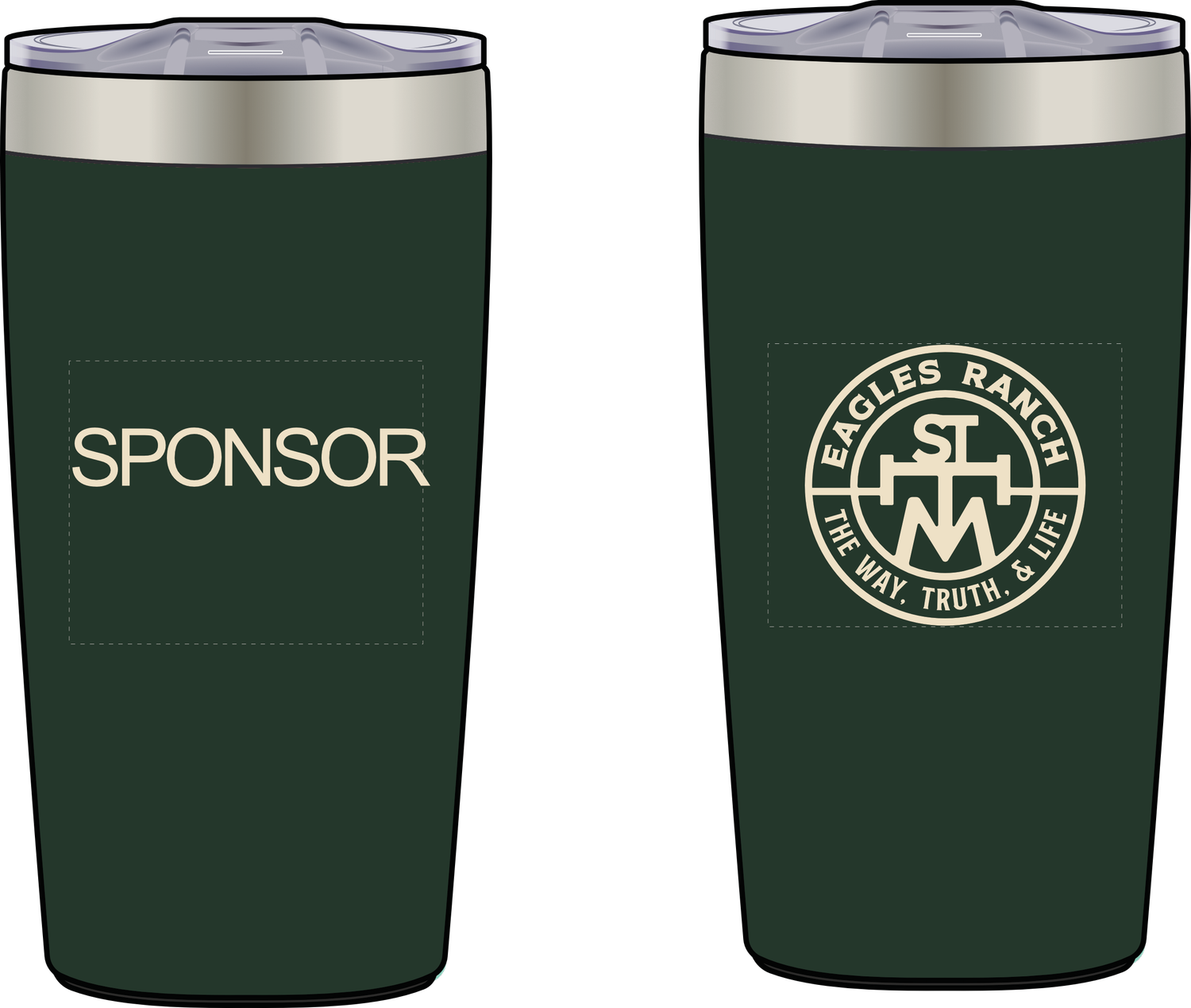 Tumbler - 20 oz Green