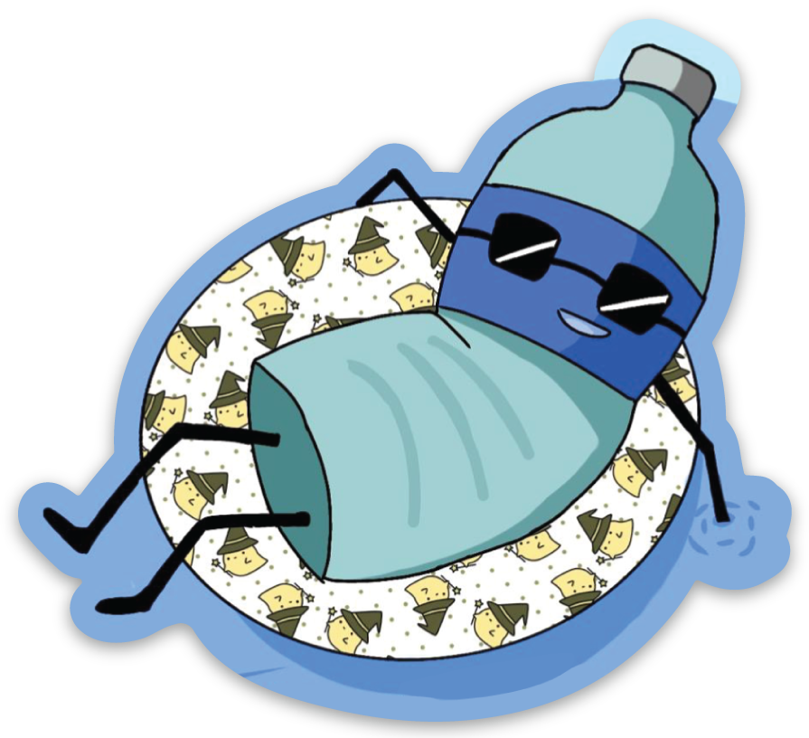 Chill Life 3&quot; Sticker