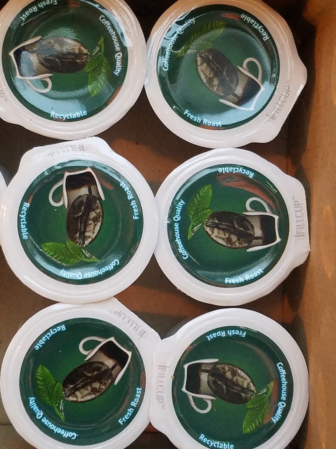 K-cups 1 doz, filled to order