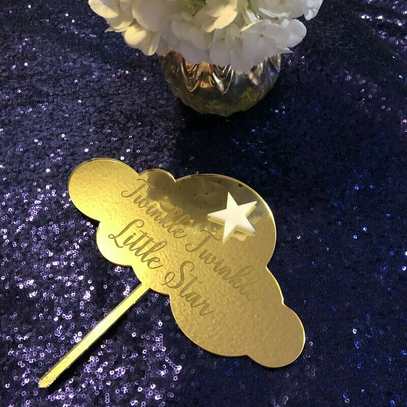 Twinkle Twinkle Centerpiece Pick