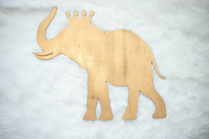 Safari Wood Backdrop Sign
