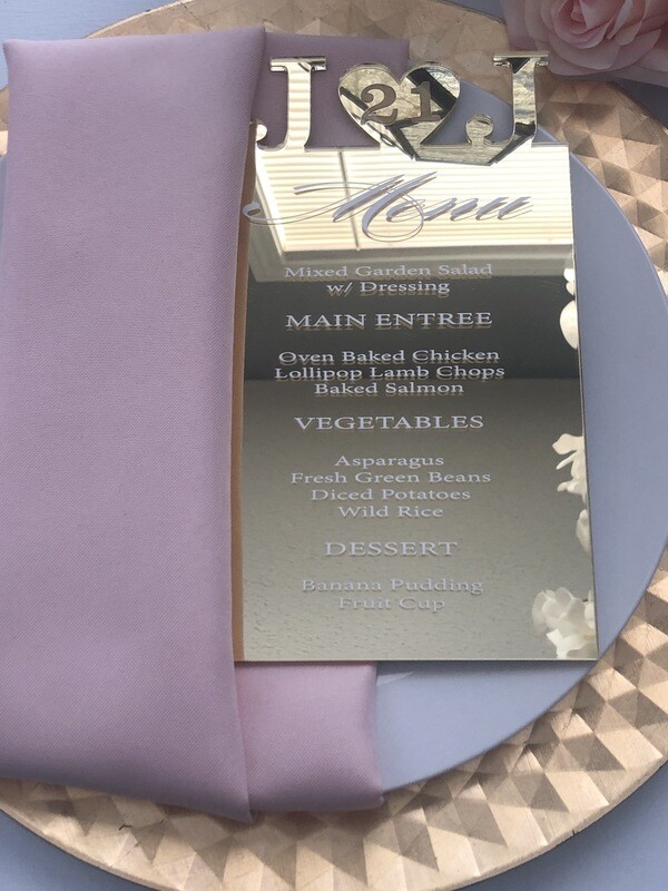 Monogram Menu
