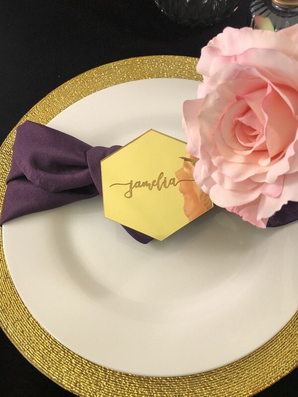 Hex Place Cards
