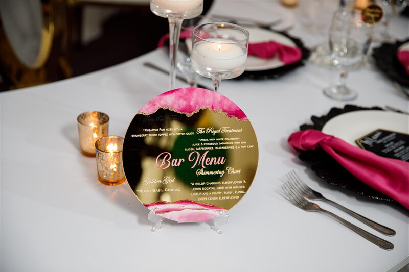 Marble Bar Menu