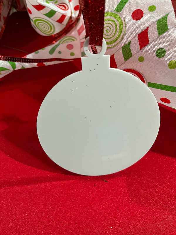 Round Blank Ornament