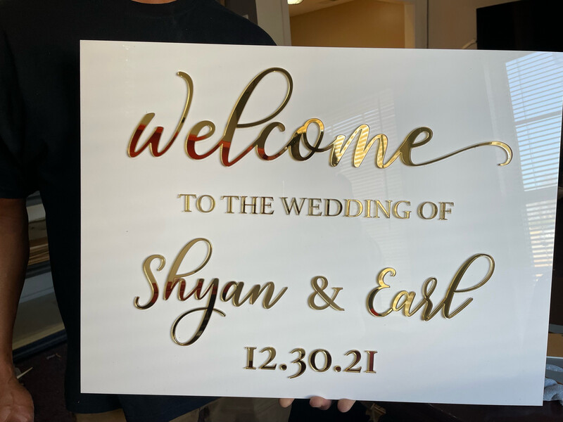 Wedding Welcome Sign