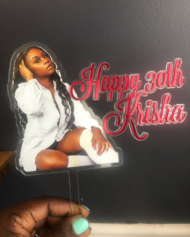 Photo Cake Topper