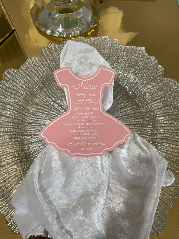 TuTu Menu Napkin Ring