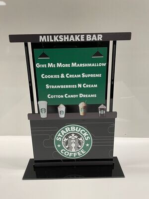 Milkshake Bar Menu