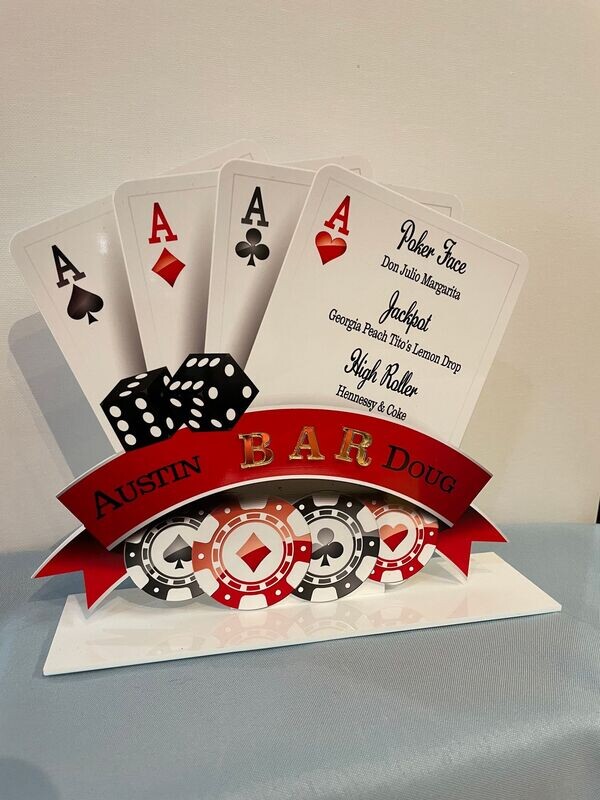 Poker Bar Menu