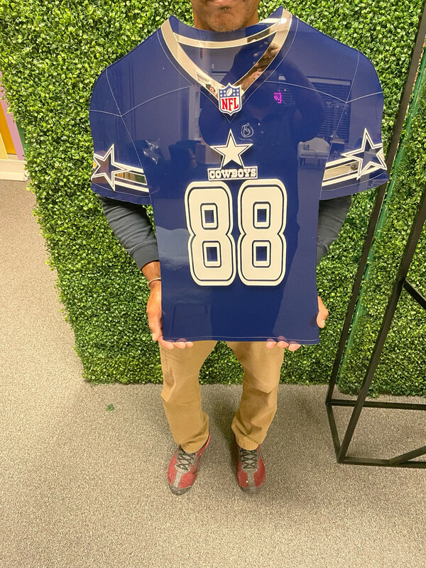 Acrylic Football Jersey